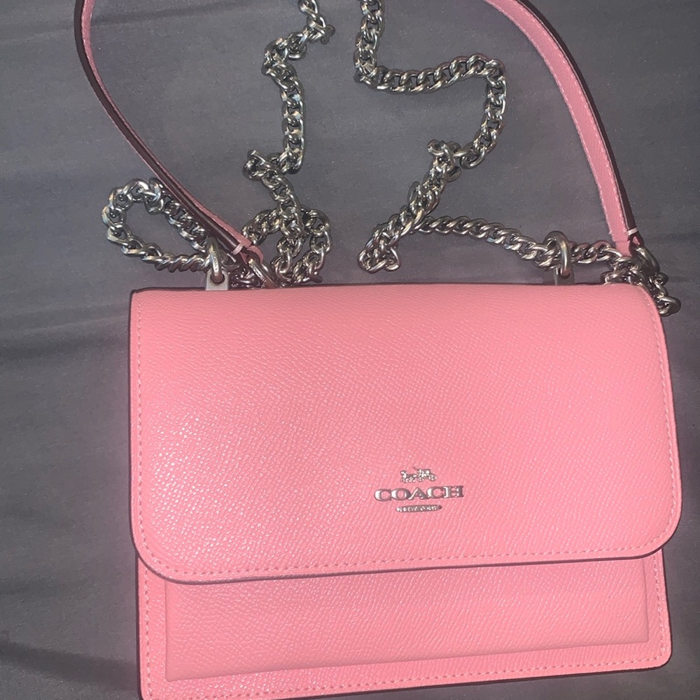 Beautiful Brand New Never Used Pink Coach Bag With Tags